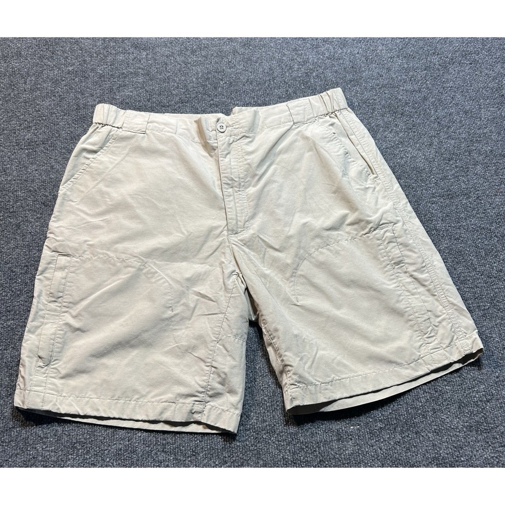 Woolrich Men's Cargo Shorts Size 36 Pockets Outdoor Hiking Camping British Tan